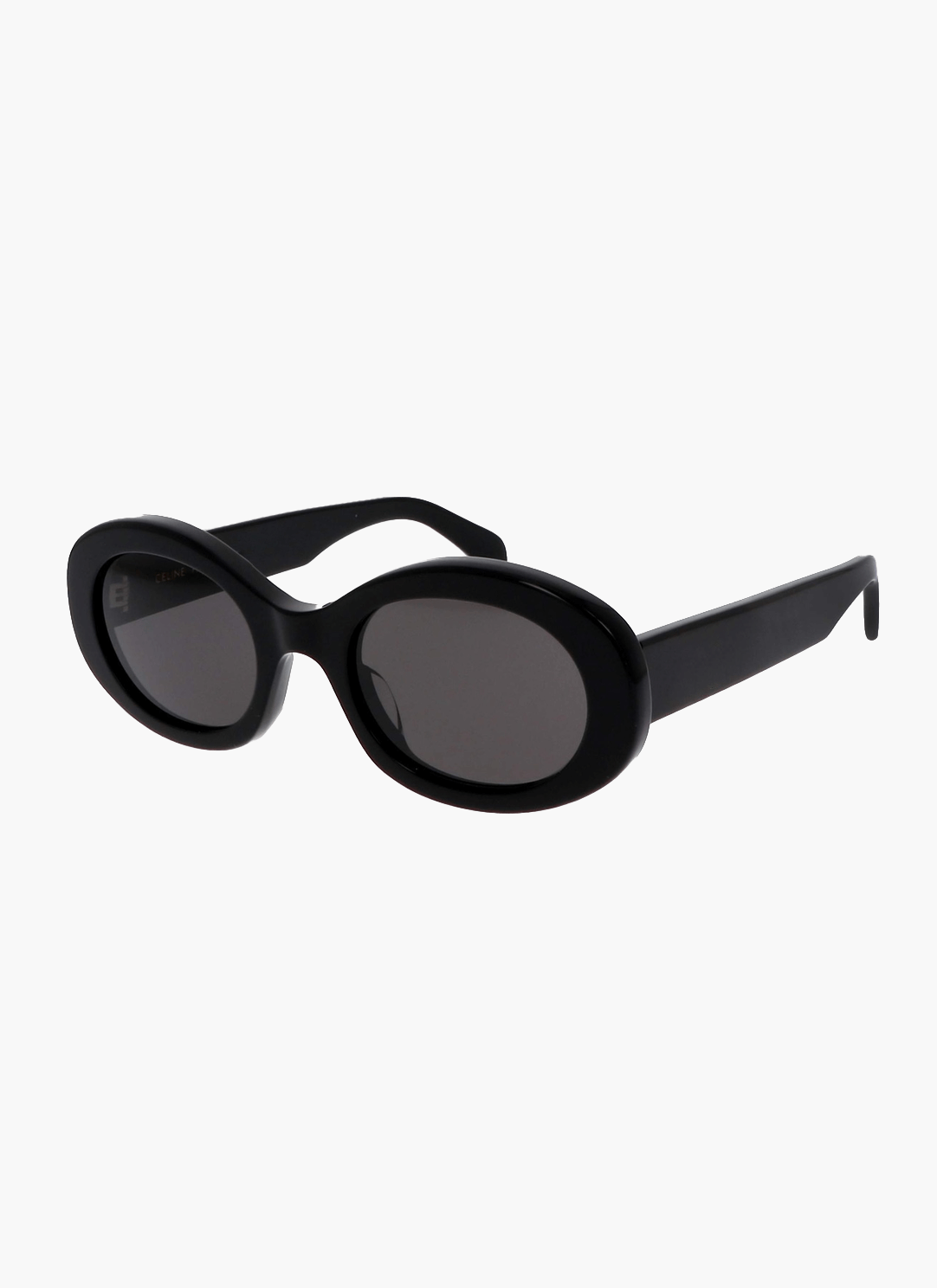 Damen Sonnenbrille rund mit breitem Kunststoffrahmen – Retro-Stil